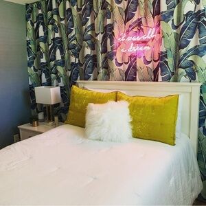 Deny Designs Banana Leaf Blackout Curtains sold by Society6